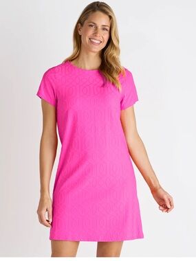 Jude Connolly Ella Dress Jude Cloth Pink Dress Sz L Made in the USA